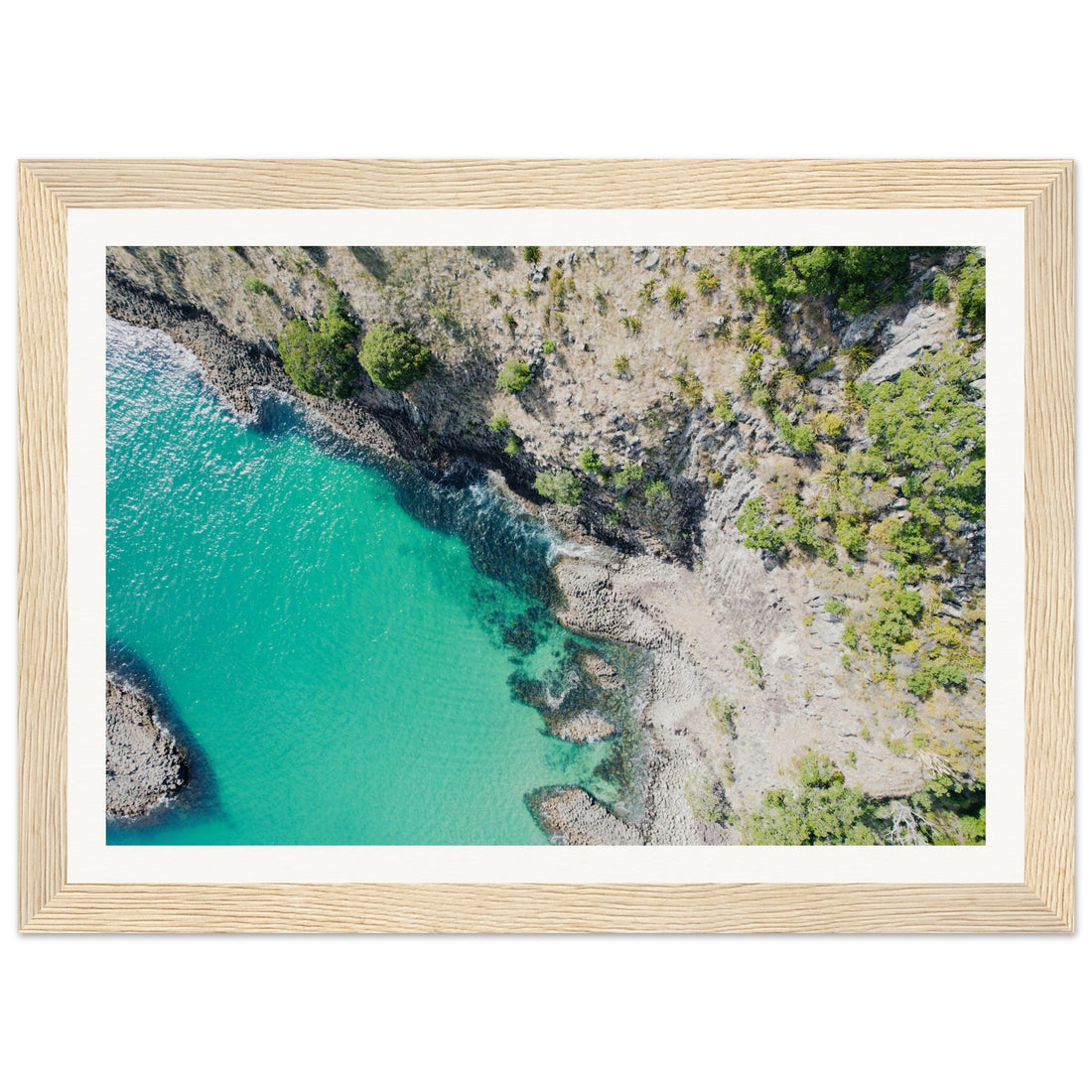 Mountain by the Ocean - Fine Art Photographic Print (Framed)