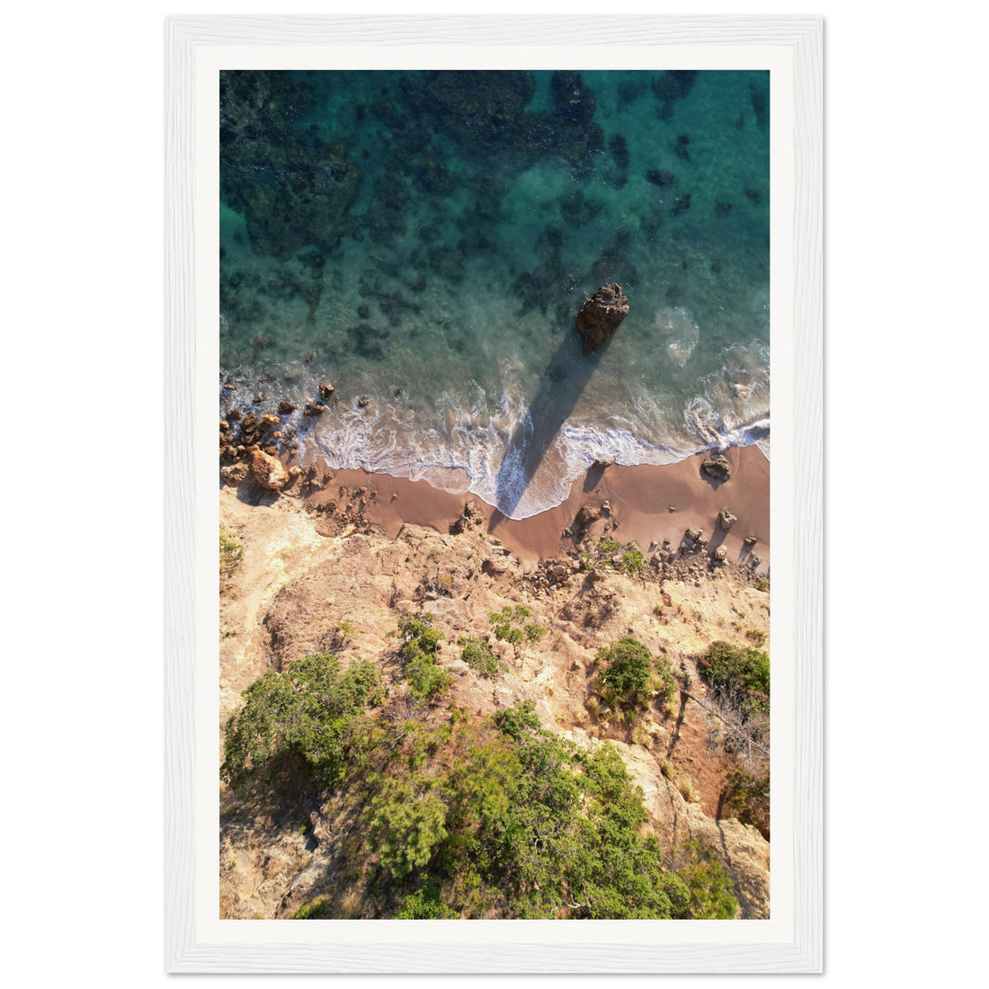 Rocky Beach - Fine Art Photographic Print (Framed)