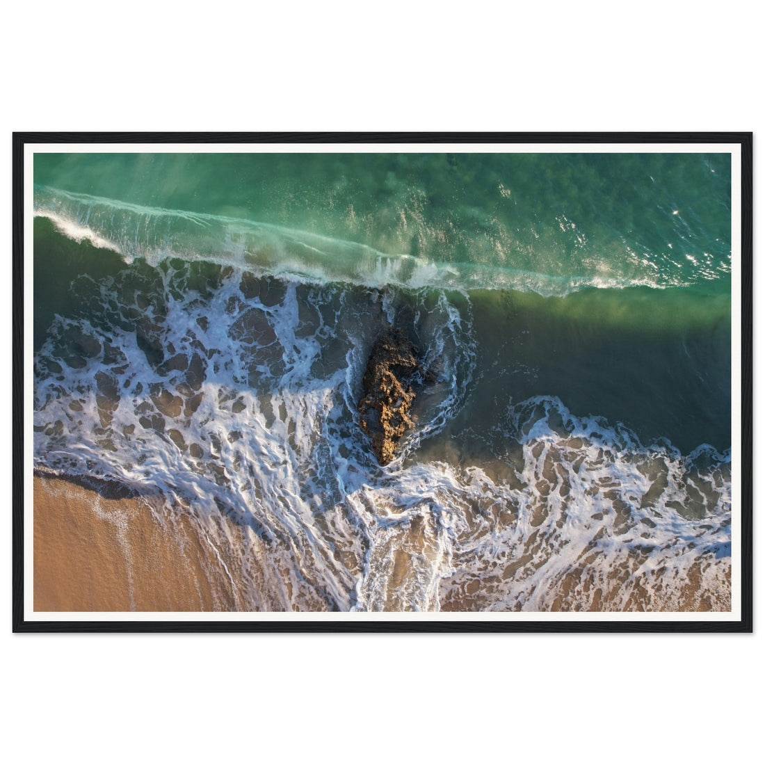 Wave Rock - Fine Art Photographic Print (Framed)