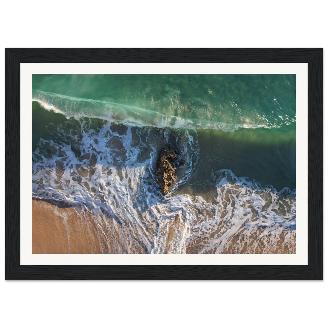 Wave Rock - Fine Art Photographic Print (Framed)