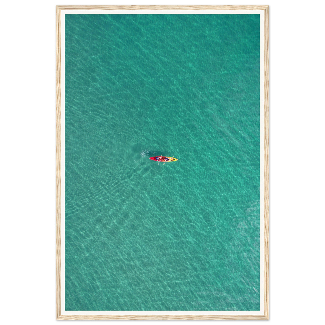 Kayak Duo - Fine Art Photographic Print (Framed)