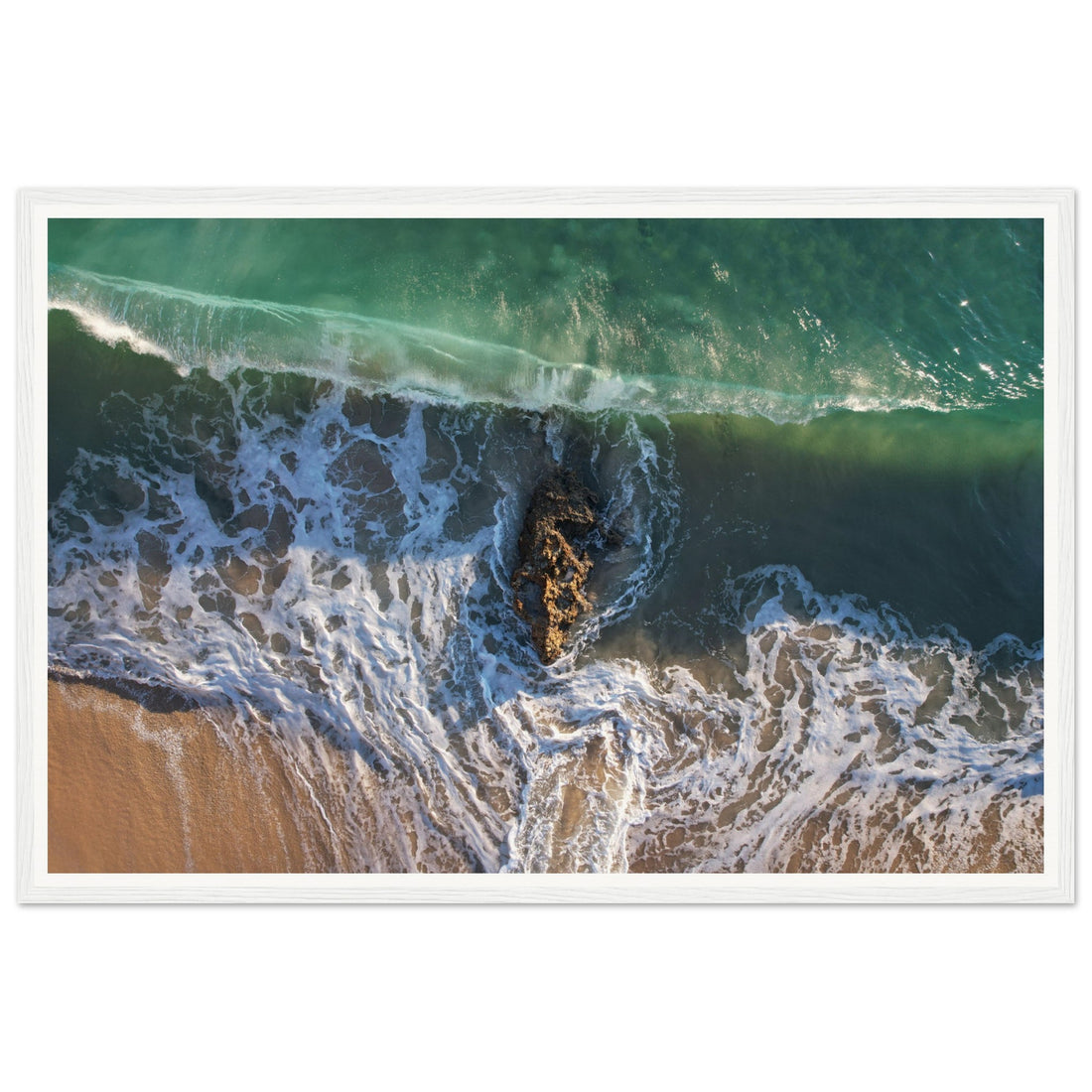 Wave Rock - Fine Art Photographic Print (Framed)