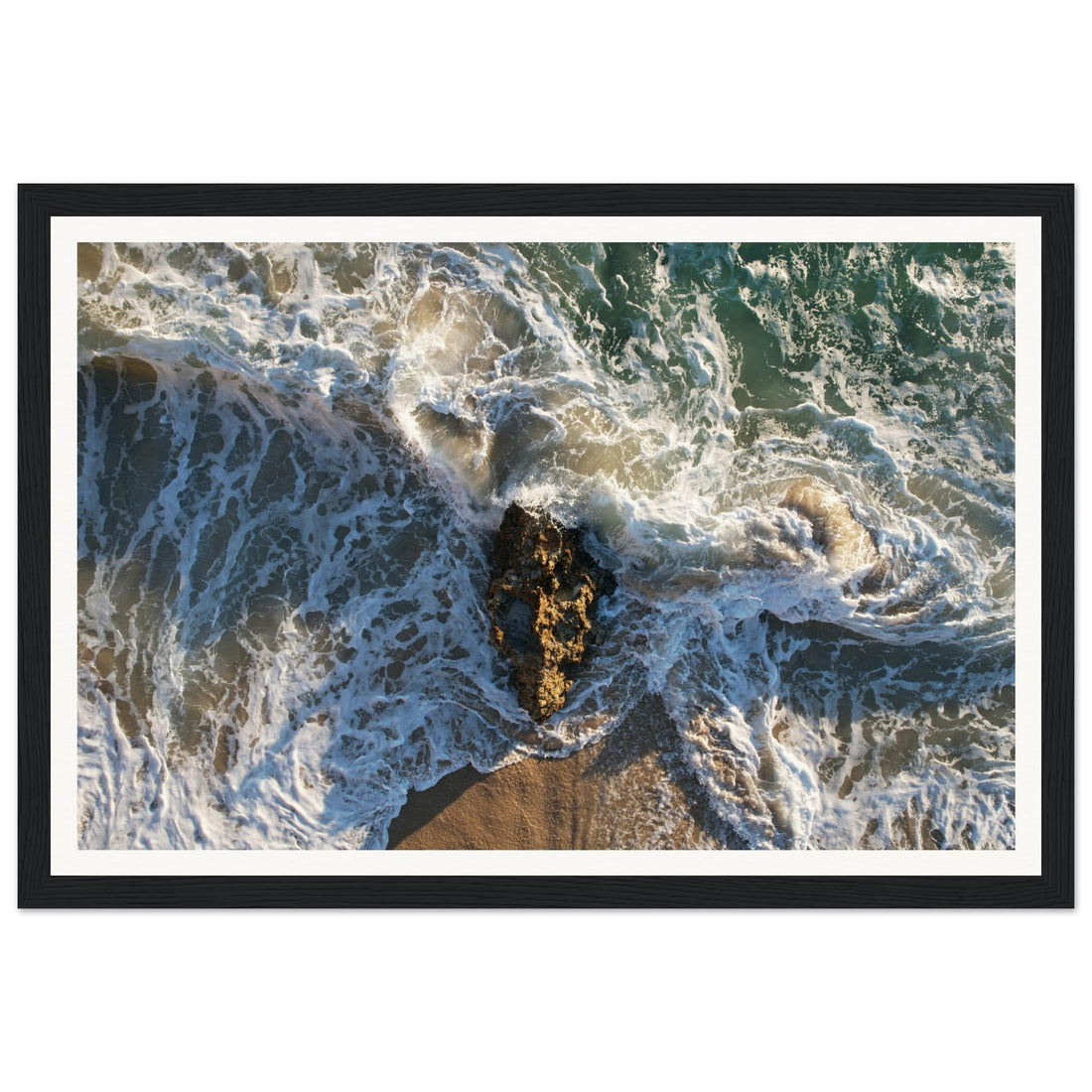 Whitewash Rock - Fine Art Photographic Print (Framed)