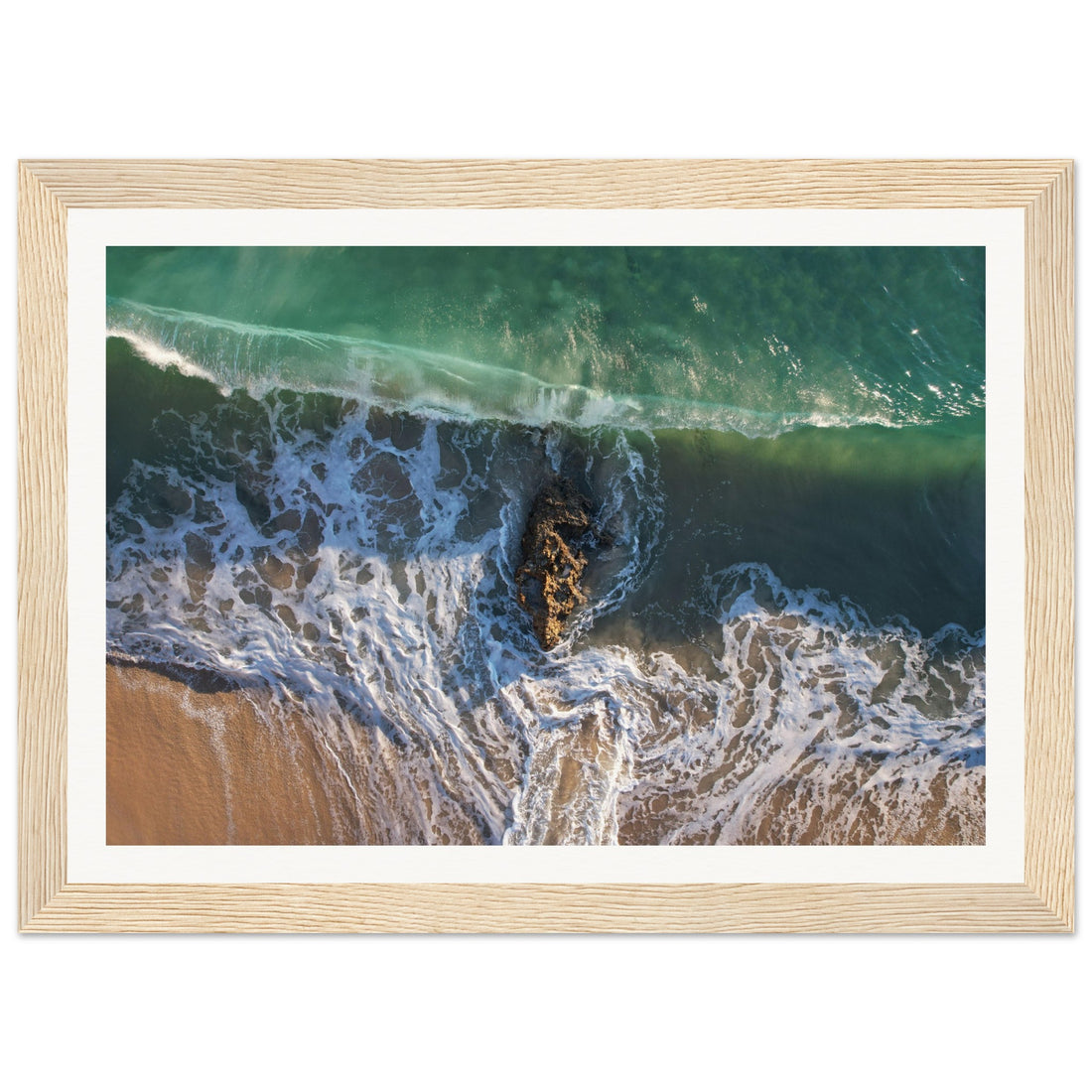 Wave Rock - Fine Art Photographic Print (Framed)