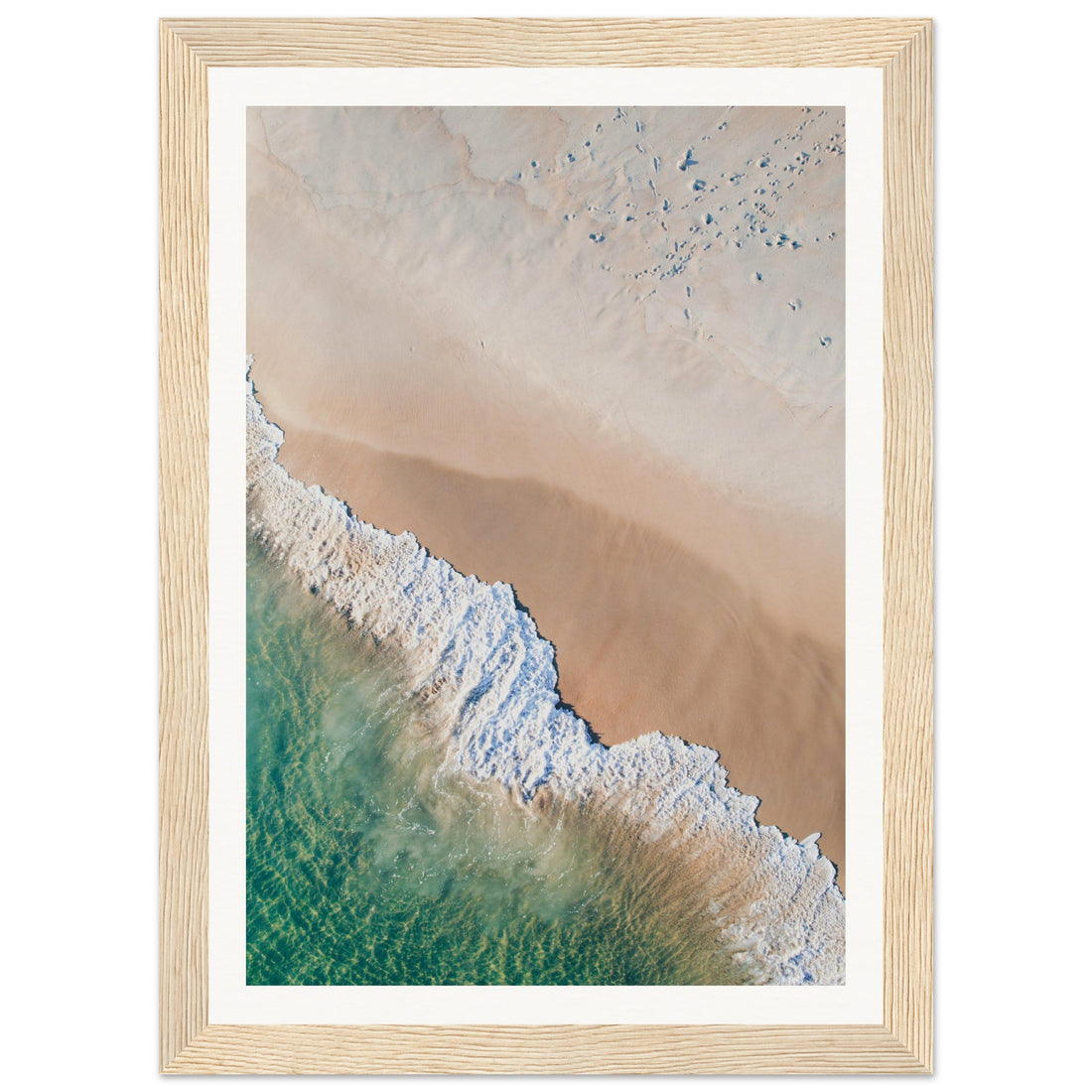 Footprints in the Sand - Fine Art Photographic Print (Framed)