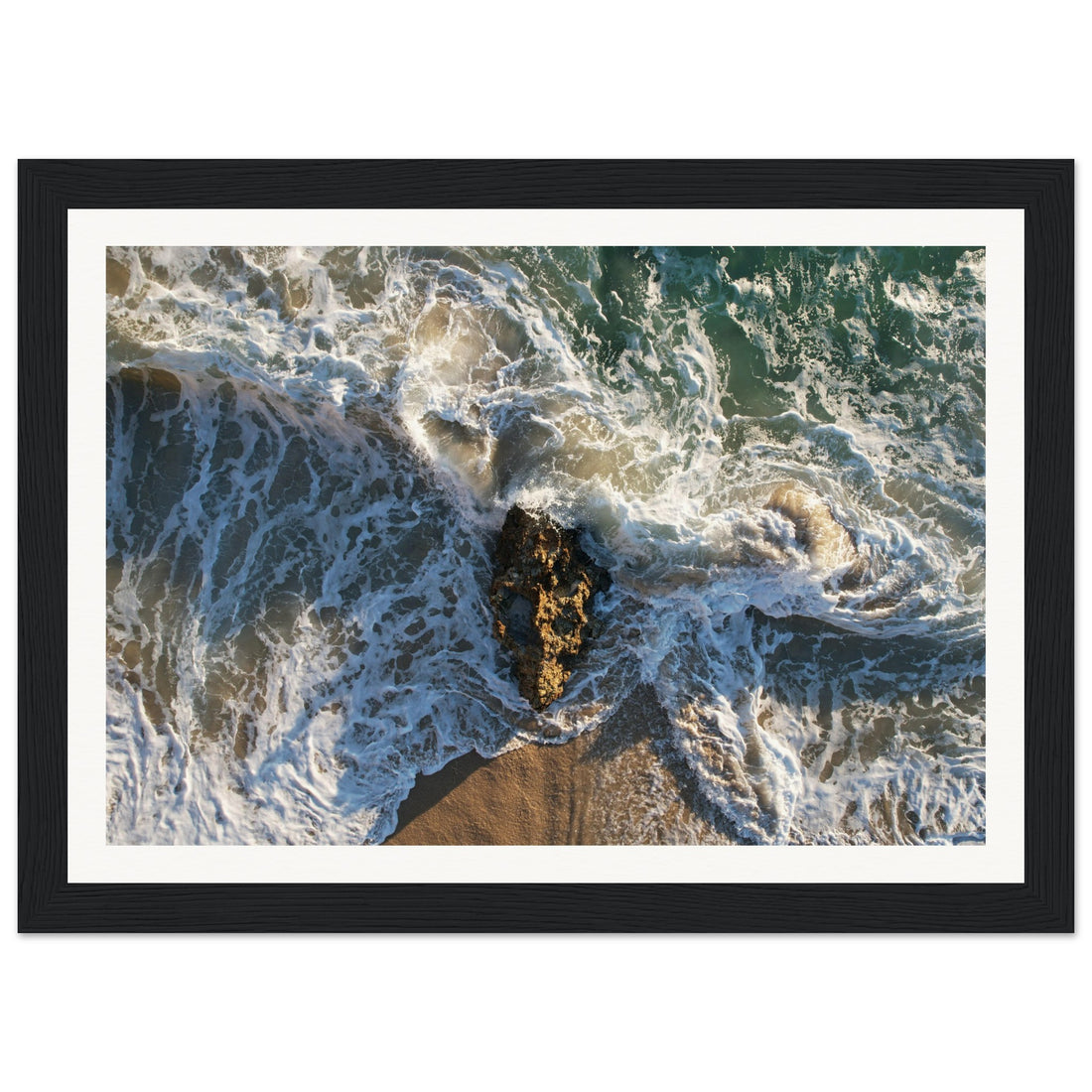 Whitewash Rock - Fine Art Photographic Print (Framed)