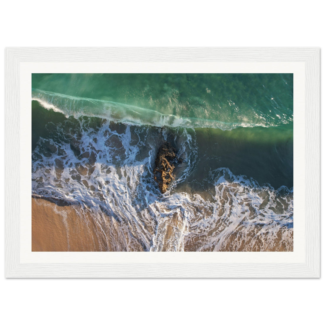 Wave Rock - Fine Art Photographic Print (Framed)