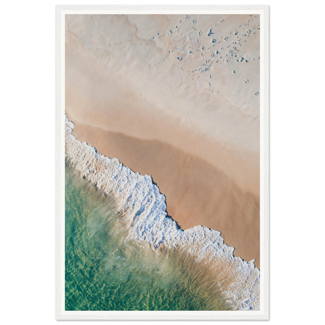 Footprints in the Sand - Fine Art Photographic Print (Framed)