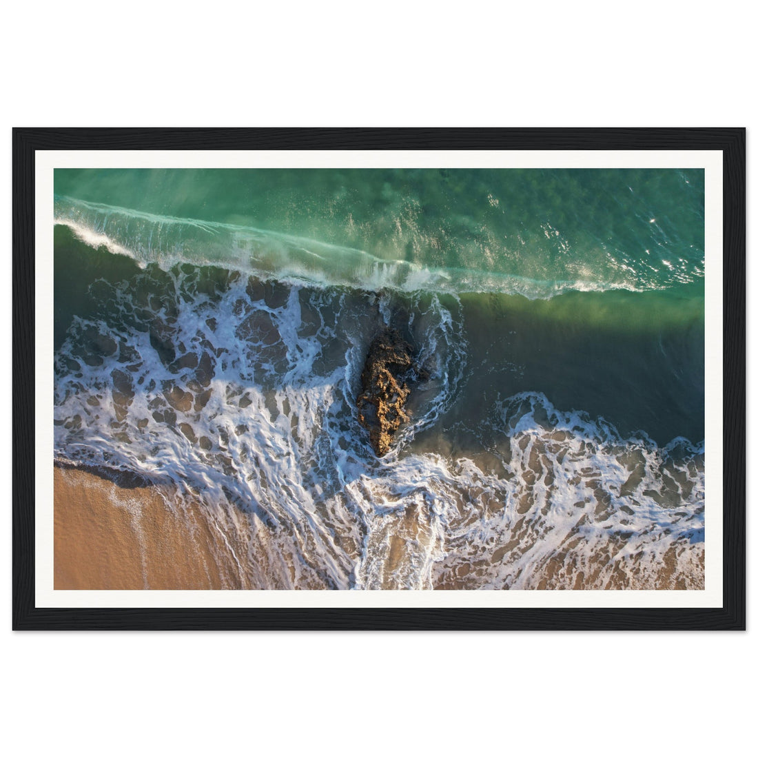 Wave Rock - Fine Art Photographic Print (Framed)