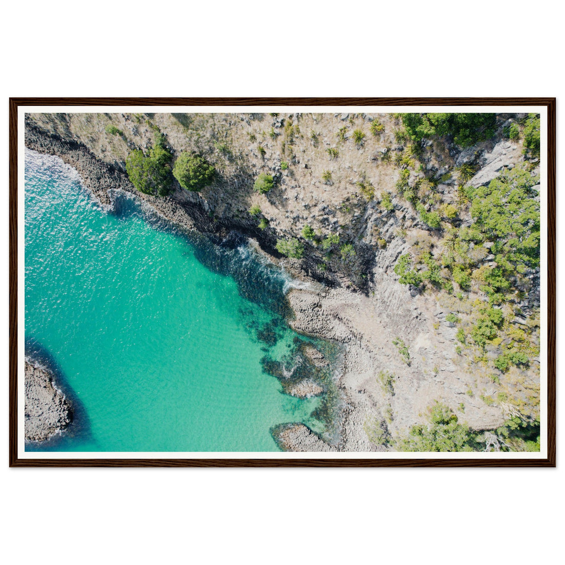 Mountain by the Ocean - Fine Art Photographic Print (Framed)