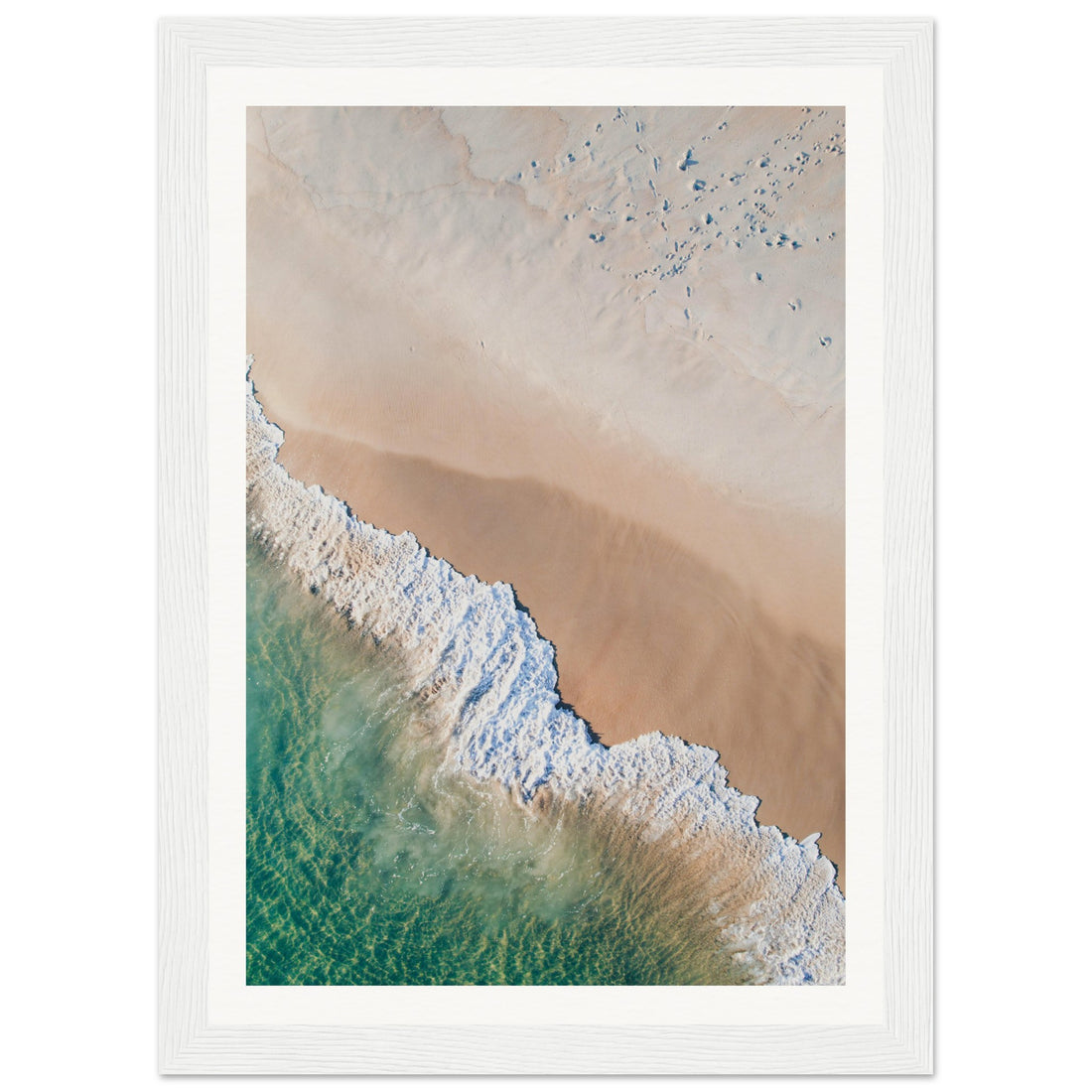 Footprints in the Sand - Fine Art Photographic Print (Framed)