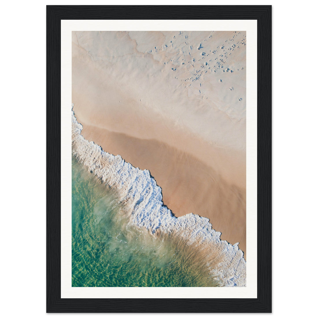 Footprints in the Sand - Fine Art Photographic Print (Framed)