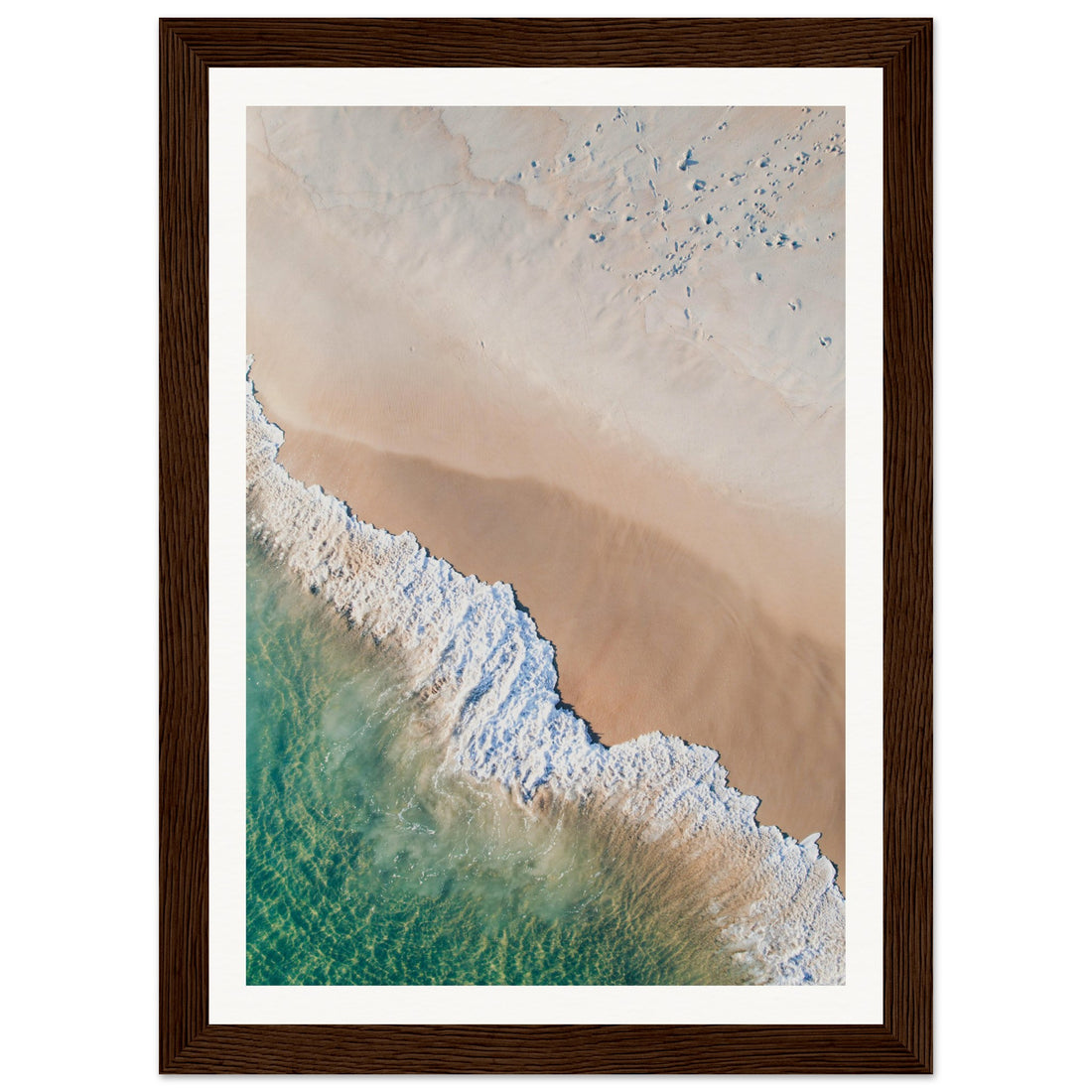 Footprints in the Sand - Fine Art Photographic Print (Framed)