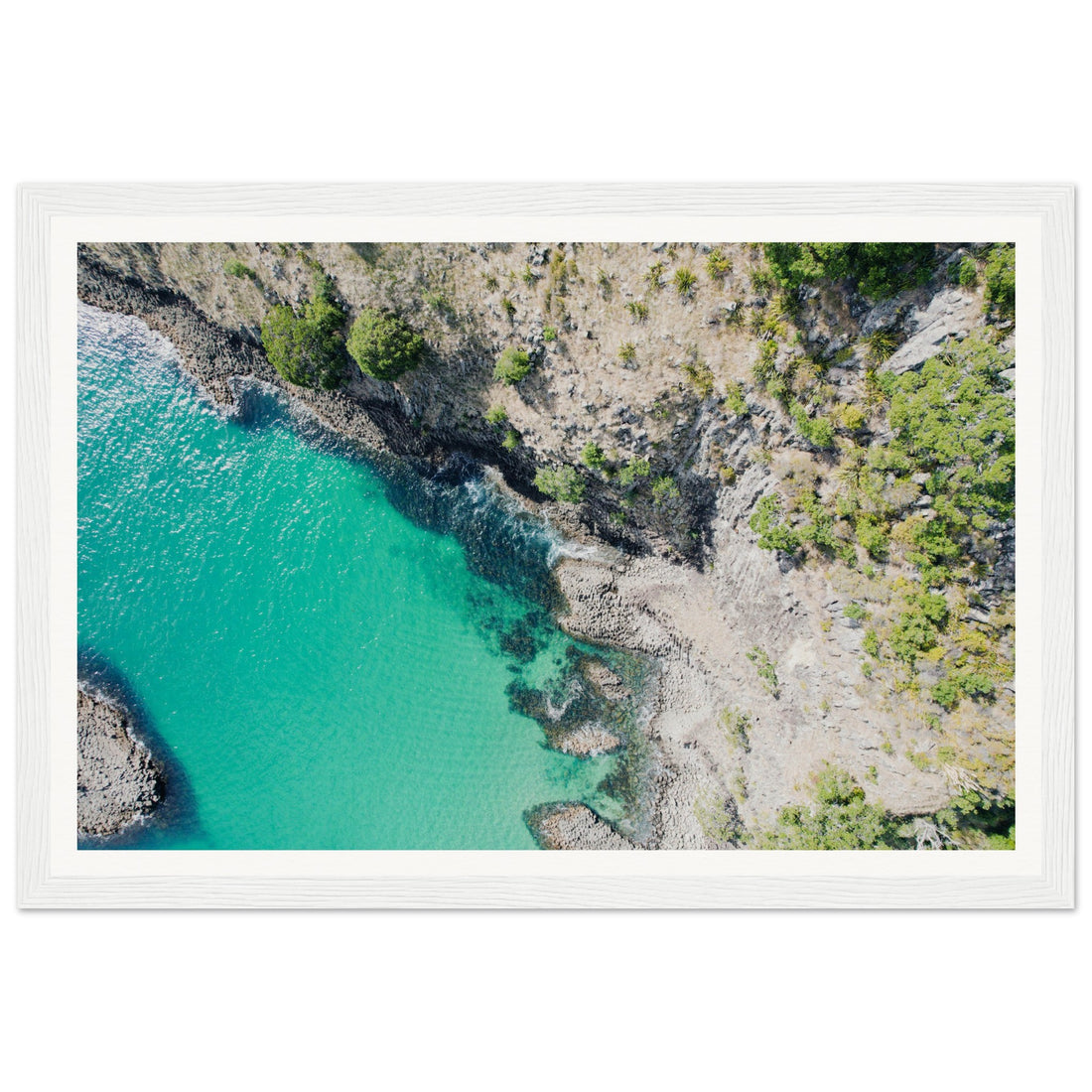 Mountain by the Ocean - Fine Art Photographic Print (Framed)