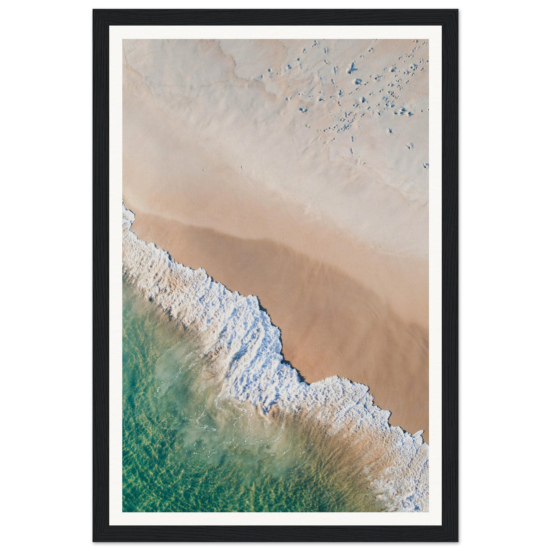 Footprints in the Sand - Fine Art Photographic Print (Framed)