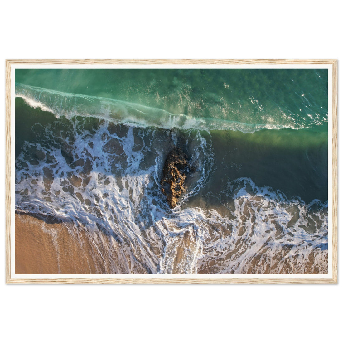 Wave Rock - Fine Art Photographic Print (Framed)