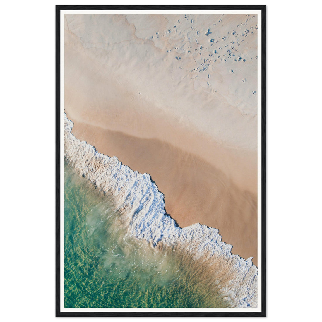 Footprints in the Sand - Fine Art Photographic Print (Framed)