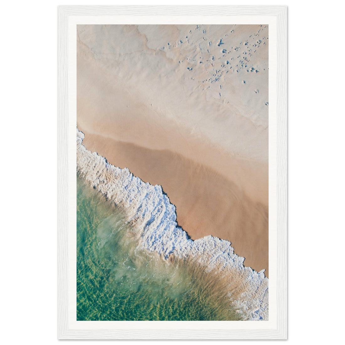 Footprints in the Sand - Fine Art Photographic Print (Framed)