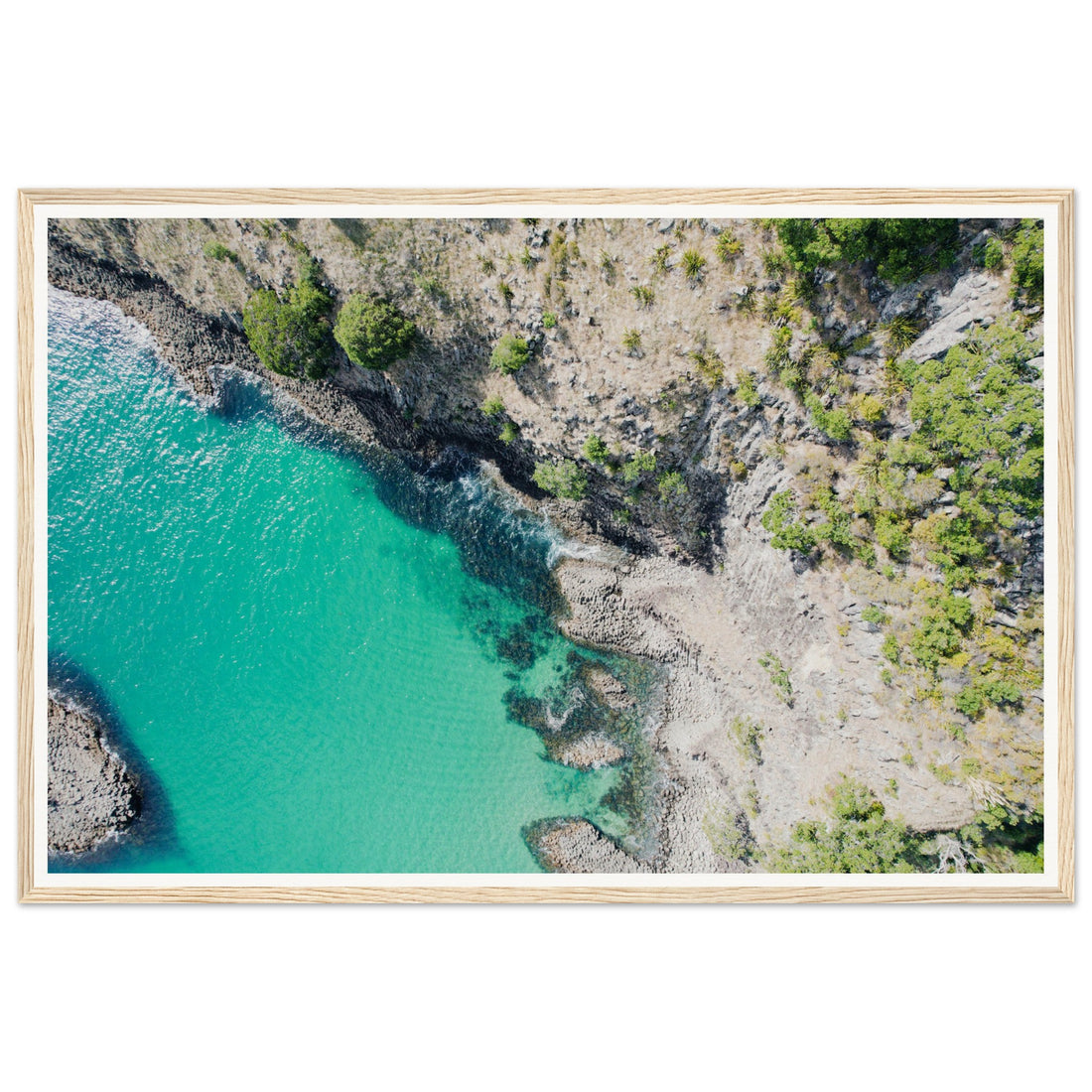 Mountain by the Ocean - Fine Art Photographic Print (Framed)