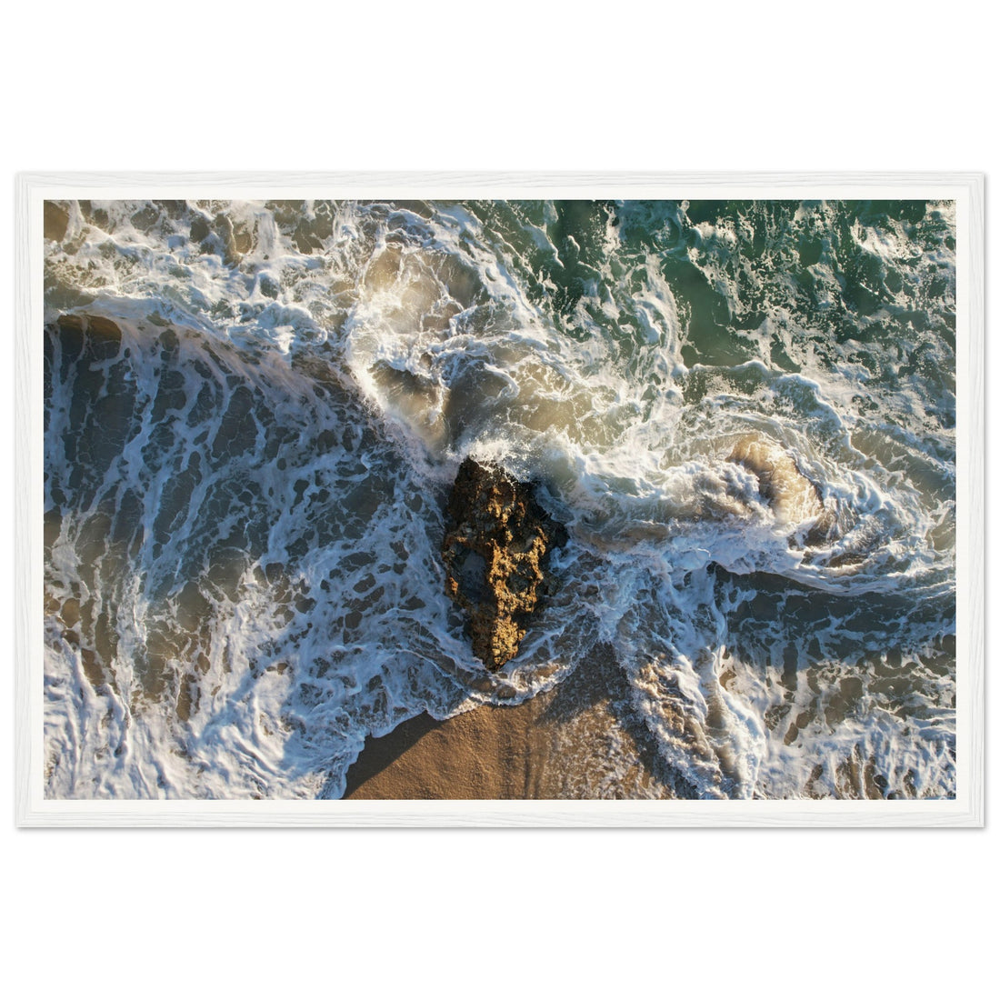 Whitewash Rock - Fine Art Photographic Print (Framed)