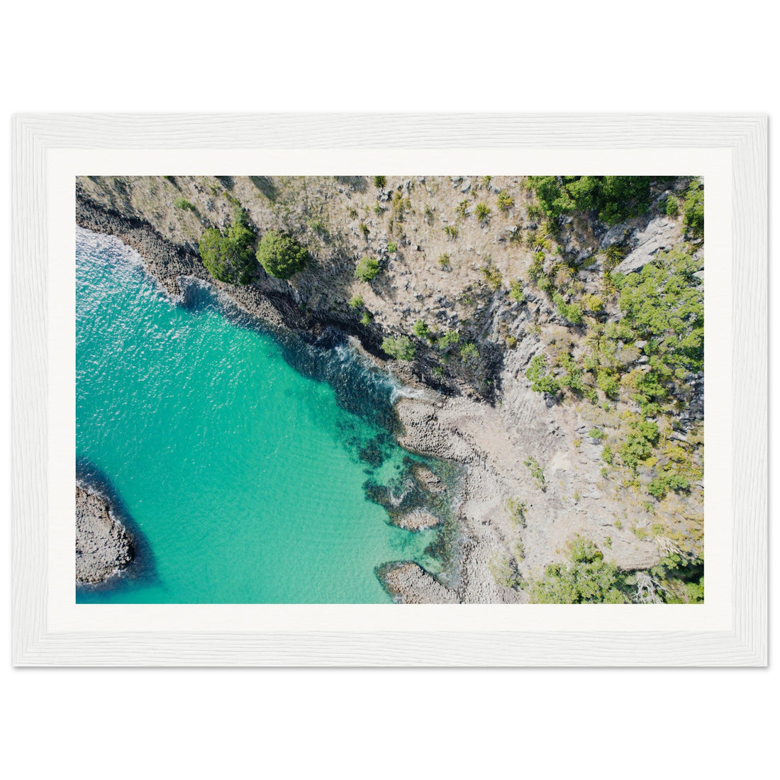 Mountain by the Ocean - Fine Art Photographic Print (Framed)