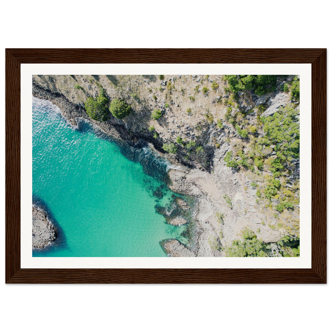 Mountain by the Ocean - Fine Art Photographic Print (Framed)