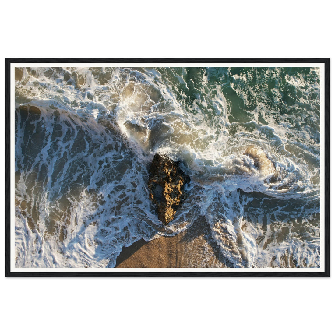 Whitewash Rock - Fine Art Photographic Print (Framed)