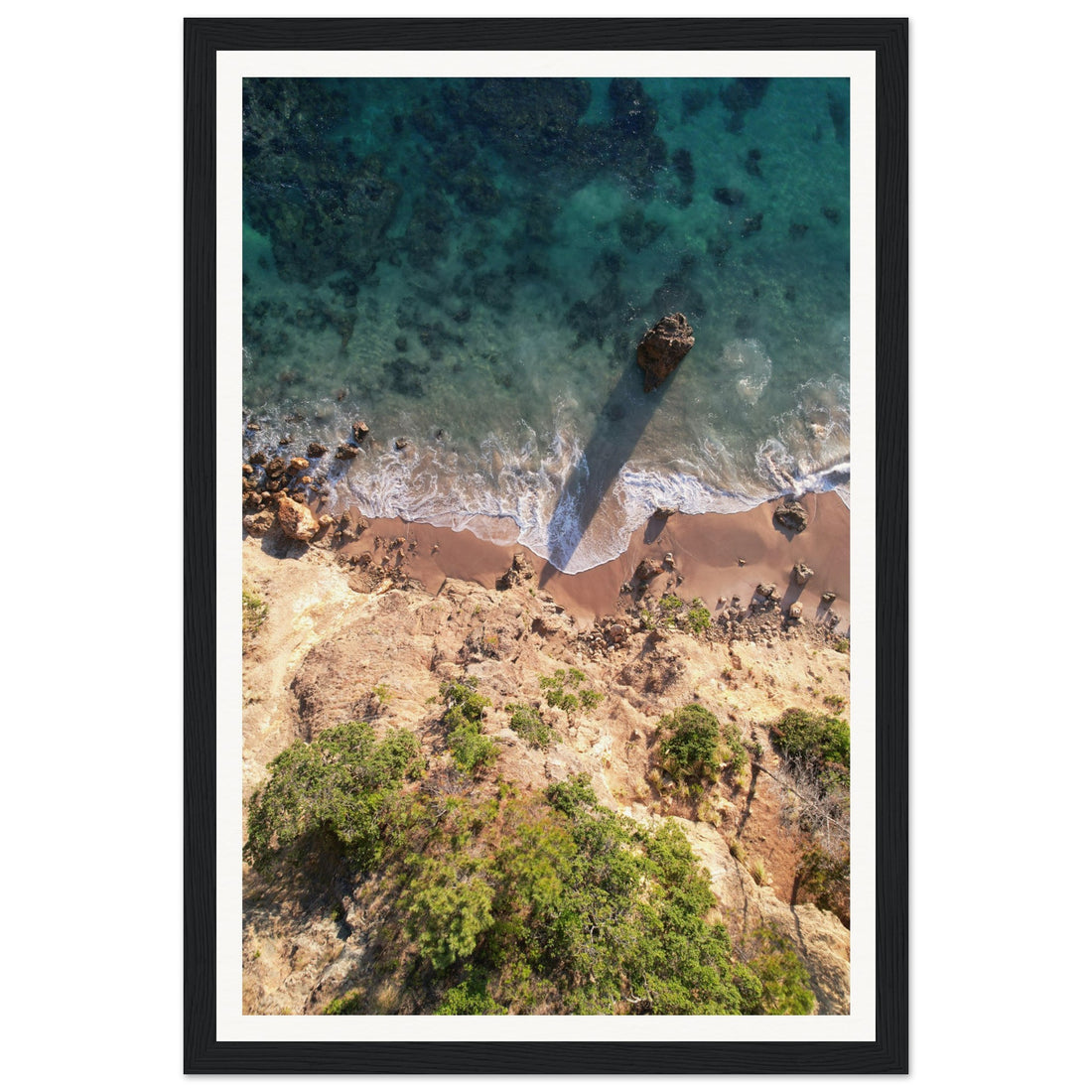 Rocky Beach - Fine Art Photographic Print (Framed)